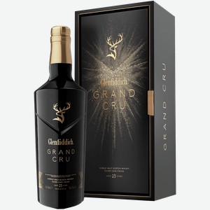 Виски Glenfiddich Grand Cru 23 y.o. Single Malt Scotch Whisky (gift box) 40% 0.7 л.
