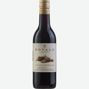 Вино  Роял Гравад  Каберне Совиньон, 2019, 187 мл, Кошерное, Сухое