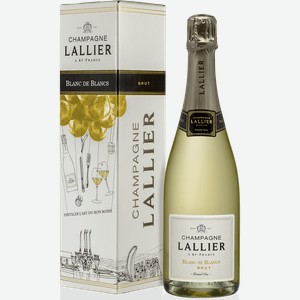 Игристое вино и шампанское Lallier Blanc de Blancs Brut Grand Cru Champagne AOC (gift box) 12.5% 0.75 л.