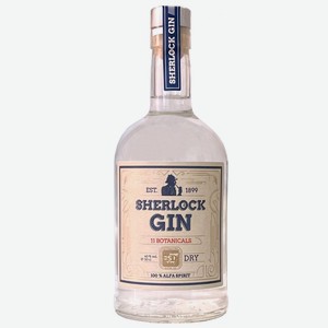 Джин SHERLOCK DRY 40% 0,5л 0.5 л