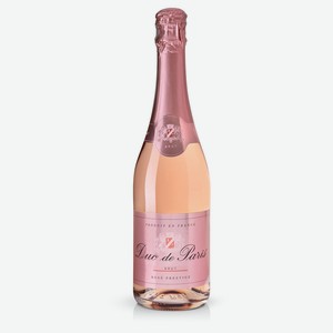 Игристое вино Duc de Paris розовое брют Франция, 0,75 л