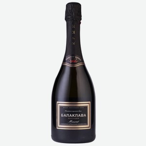 Вино игристое белое полусладкое «Балаклава» Мускат 0.75 л