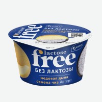 Бзмж Йогурт Free Без Лактозы 2,7% Дыня/чиа 180г