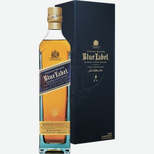 Виски Johnnie Walker Blue Label Blended Scotch Whisky (gift box) 40% 0.75 л.