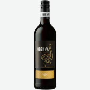 Вино Obikwa Shiraz красное сухое 0,75 л