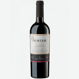 Вино тихое красное сухое ЗГУ Крым Инкерман ИНДЖИ АВТОРСКИЙ КУПАЖ 0.75 л