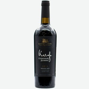 Вино тихое красное сладкое ЗГУ Крым Солнечная Долина КАГОР 0.75 л