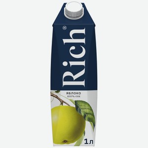 Сок Rich яблочный, 1л