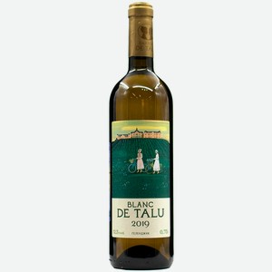 Вино тихое белое сухое столовое ЗГУ Кубань Chateau de Talu БЛАН ДЕ ТАЛЮ 2019 0.75 л