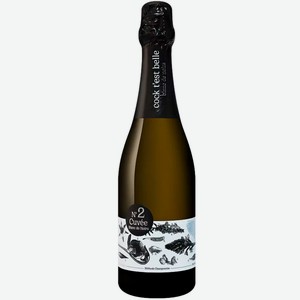 Вино игристое белое экстра брют Кок т э бэль BLANC DE NOIRS CUVEE №2 0.75 л