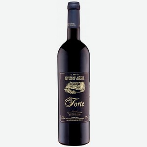 Вино тихое красное сладкое ЗГУ Крым Chateau Cotes de St Daniel FORTE 2013 0.75 л