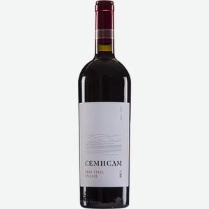 Вино  Семисам  Красное сухое, 2017, 2017, 750 мл, Красное, Сухое