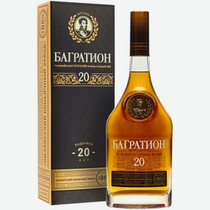 Коньяк ККЗ,  Багратион  ОС, в подарочной коробке, 500 мл