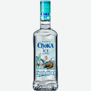 Водка Альфа Люкс,  Стужа  Айс Альфа, 1000 мл