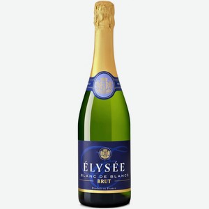 Вино  Элизе  Брют, 750 мл, Игристое-белое, Сухое
