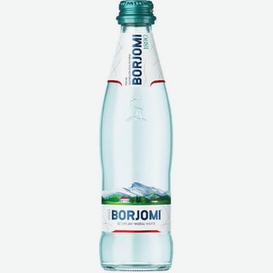 Вода  Боржоми , в стеклянной бутылке, 330 мл