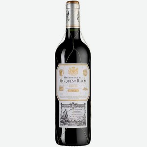 Вино  Эредерос дель Маркес де Рискаль  Ресерва, 2018, 2018, 750 мл, Красное, Сухое