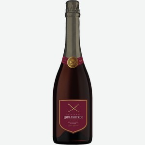 Вино Цимлянское,  Избранное  Красное Брют, 750 мл, Игристое-красное, Сухое