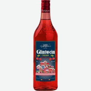 Вино Глинтвейн Вишневый, 1000 мл, Винный напиток, Сладкое