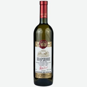 Вино ДЗИВ, Шардоне  Дагестан , 750 мл, Белое, Сухое