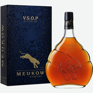 Коньяк Меуков ВСОП, в подарочной коробке, 500 мл