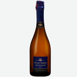 Вино игристое белое брют выдержанное Veuve Ambal Cuvee Excellence Brut Cremant de Bourgogne 0.75 л