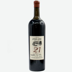 Вино тихое красное сухое столовое ЗГУ Крым Chateau Cotes de Saint Daniel 21 2017 1,5л 1.5 л