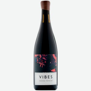 Вино тихое красное сухое Vibes КАБЕРНЕ ФРАН ПИНО НУАР 2021 0.75 л