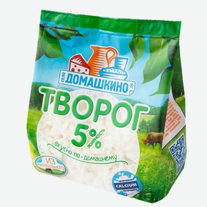 Творог 5% 340г ТМ Домашкино