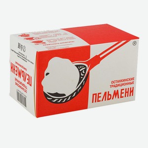 Пельмени традиционные 500г ТМ Останкино