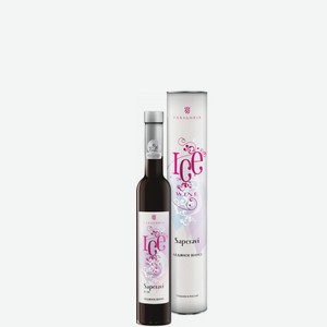 Вино тихое красное сладкое ЗГУ Кубань Фанагория ICE WINE САПЕРАВИ 0,375л в подарочной тубе 0.375 л