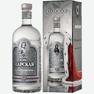 Водка  Царская  Оригинальная, в подарочной коробке, 1750 мл