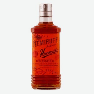 Настойки Nemiroff Рябина на коньяке с клубничкой 0.5л