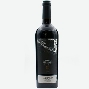 Вино тихое красное сухое Узунов МОНО «Каберне Совиньон» 2017 0.75 л