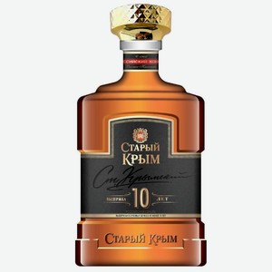 Коньяк СТАРЫЙ КРЫМ 10-летний 42% 0,5л 0.5 л