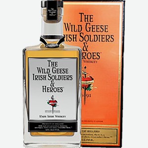 Виски The Wild Geese Irish Soldiers & Heroes Rare Irish Whiskey (gift box) 43% 0.75 л.