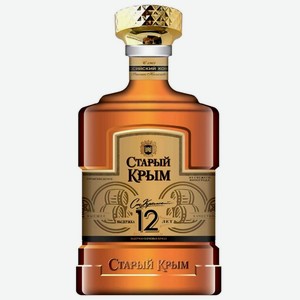 Коньяк СТАРЫЙ КРЫМ 12-летний 42% 0,5л 0.5 л