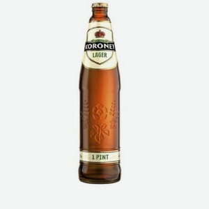 Пиво Коронет Лагер светлое пастер 0.568л