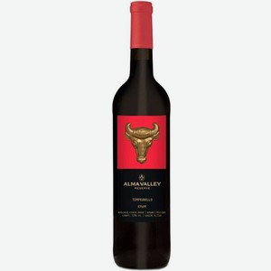 Вино тихое красное сухое ЗГУ Крым Alma Valley ТЕМПРАНИЛЬО РЕЗЕРВ 0.75 л