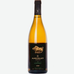 Вино тихое белое сухое ЗГУ Крым Alma Valley ШАРДОНЕ РЕЗЕРВ 2017 0.75 л
