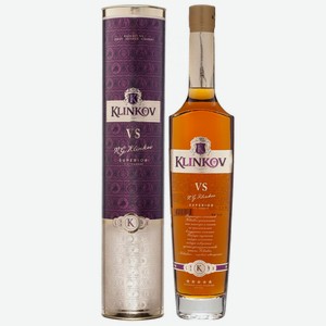 Коньяк KLINKOV 5-летний 42% 0,5л в тубусе 0.5 л