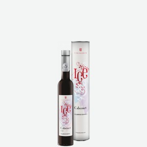 Вино тихое красное сладкое ЗГУ Кубань Фанагория ICE WINE КАБЕРНЕ 0,375л 2021 в подарочной тубе 0.375 л