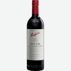 Вино Пенфолдс,  Бин 128  Шираз, 2019, 2019, 750 мл, Красное, Сухое