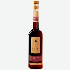 Вино тихое красное сладкое ЗГУ Кубань Фанагория VELVET SEASON КАБЕРНЕ 0.5 л