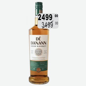Виски Де Дана Айриш 40% 0,7л купаж.