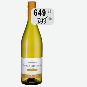 Вино Селлар Селекшн Шардоне бел.п/сух. 13% 0,75л