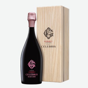 Шампанское Gosset Celebris Rose Brut в подарочной упаковке 0.75 л