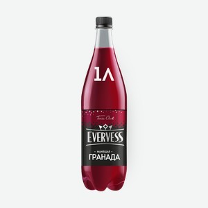 Напиток газированный Evervess Манящая Гранада, 1 л