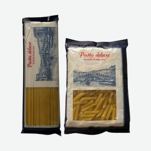 Макаронные изделия ТМ PASTA DELUXE кат А 400 гр в ассортименте