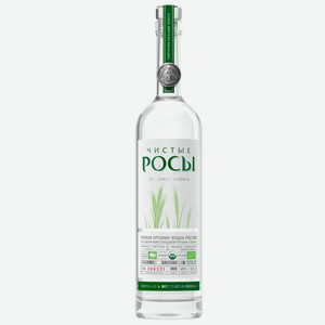 Водка ЧИСТЫЕ РОСЫ 40% 0,5л 0.5 л